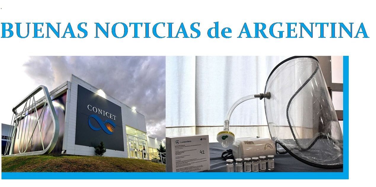BUENAS NOTICIAS DE ARGENTINA RECONOCIMIENTO MUNDIAL AL CONICET Y EMPRESA DE CRDOBA